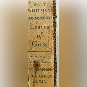 Walt Whitman Leaves of Grass Book